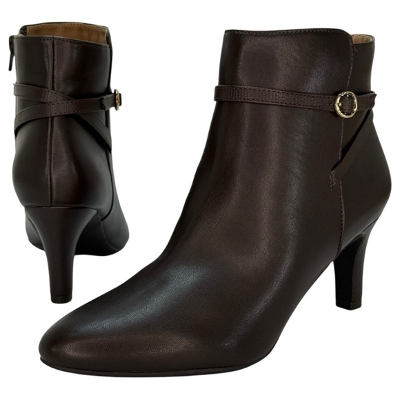 NIB Life Stride Brown Ankle Boots (Narrow) - Picture 4 of 10